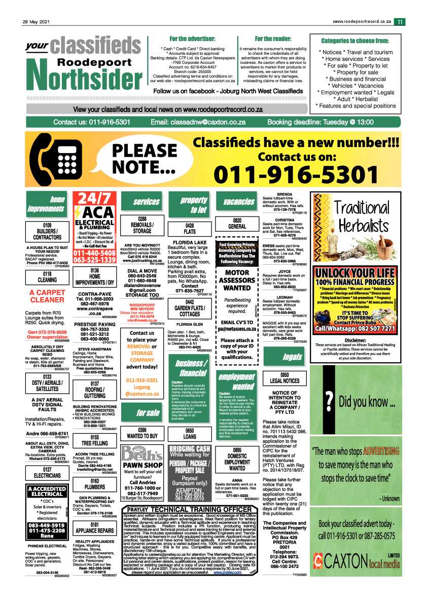 Roodepoort Northsider 28 May 2021 page 11