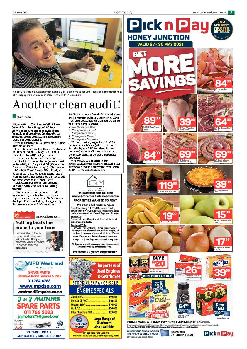 Roodepoort Northsider 28 May 2021 page 5