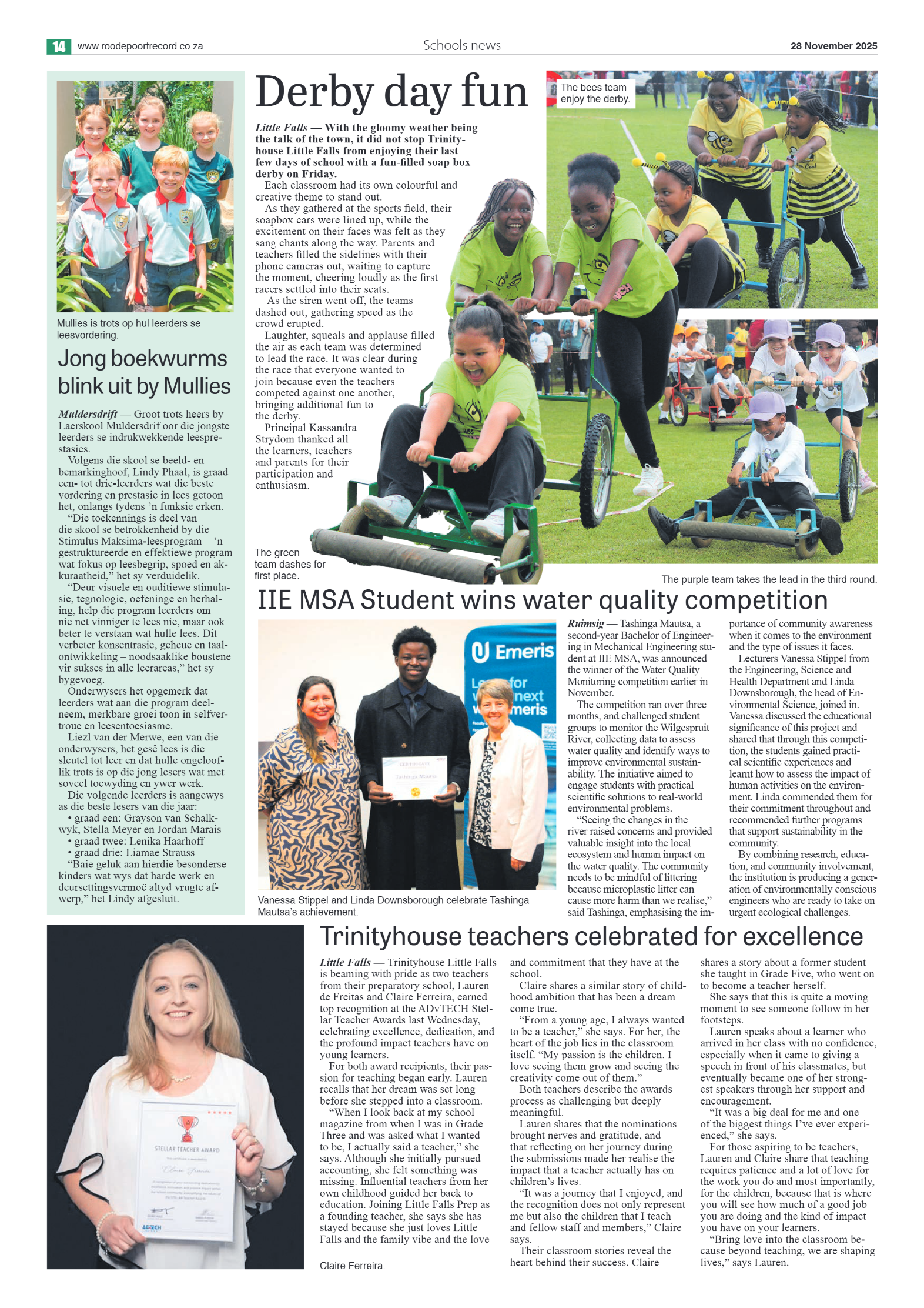 Roodepoort Northsider 28 November 2025 page 16