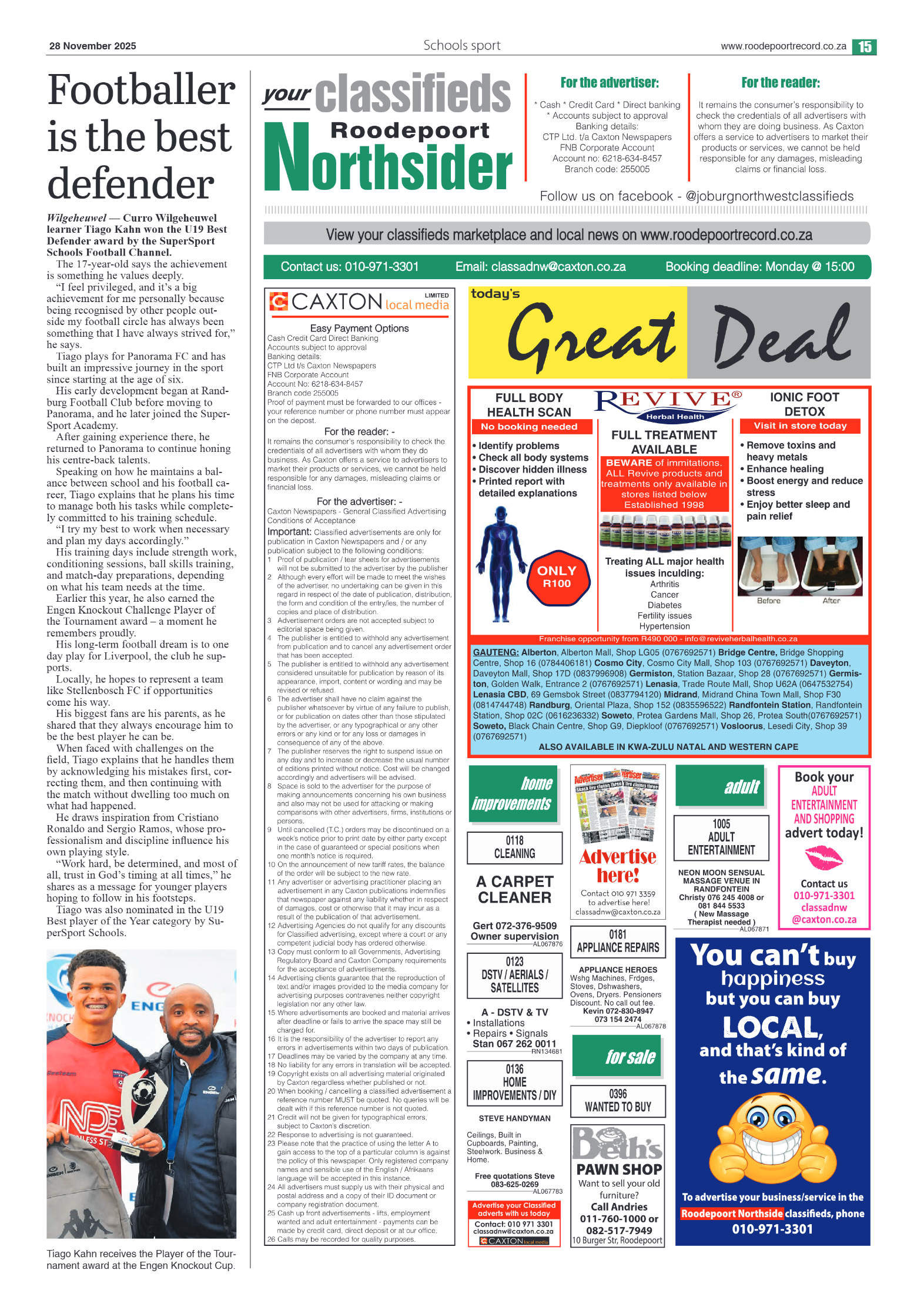 Roodepoort Northsider 28 November 2025 page 17