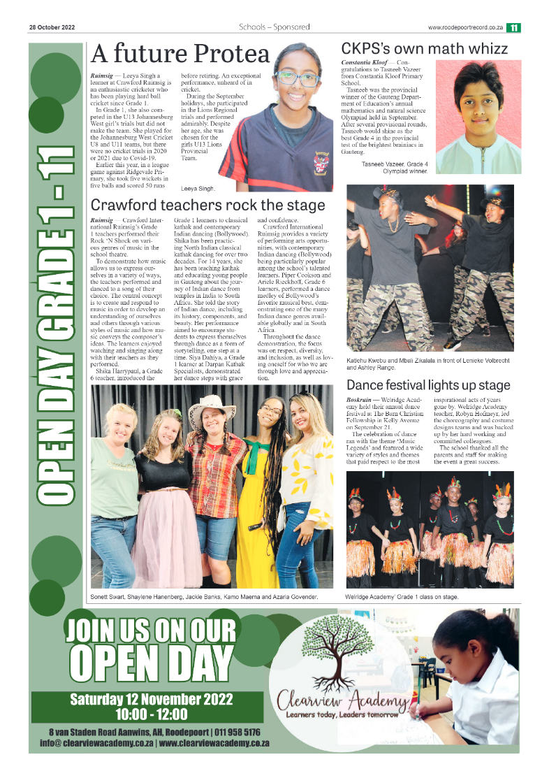 Roodepoort Northsider 28 October 2022 page 11