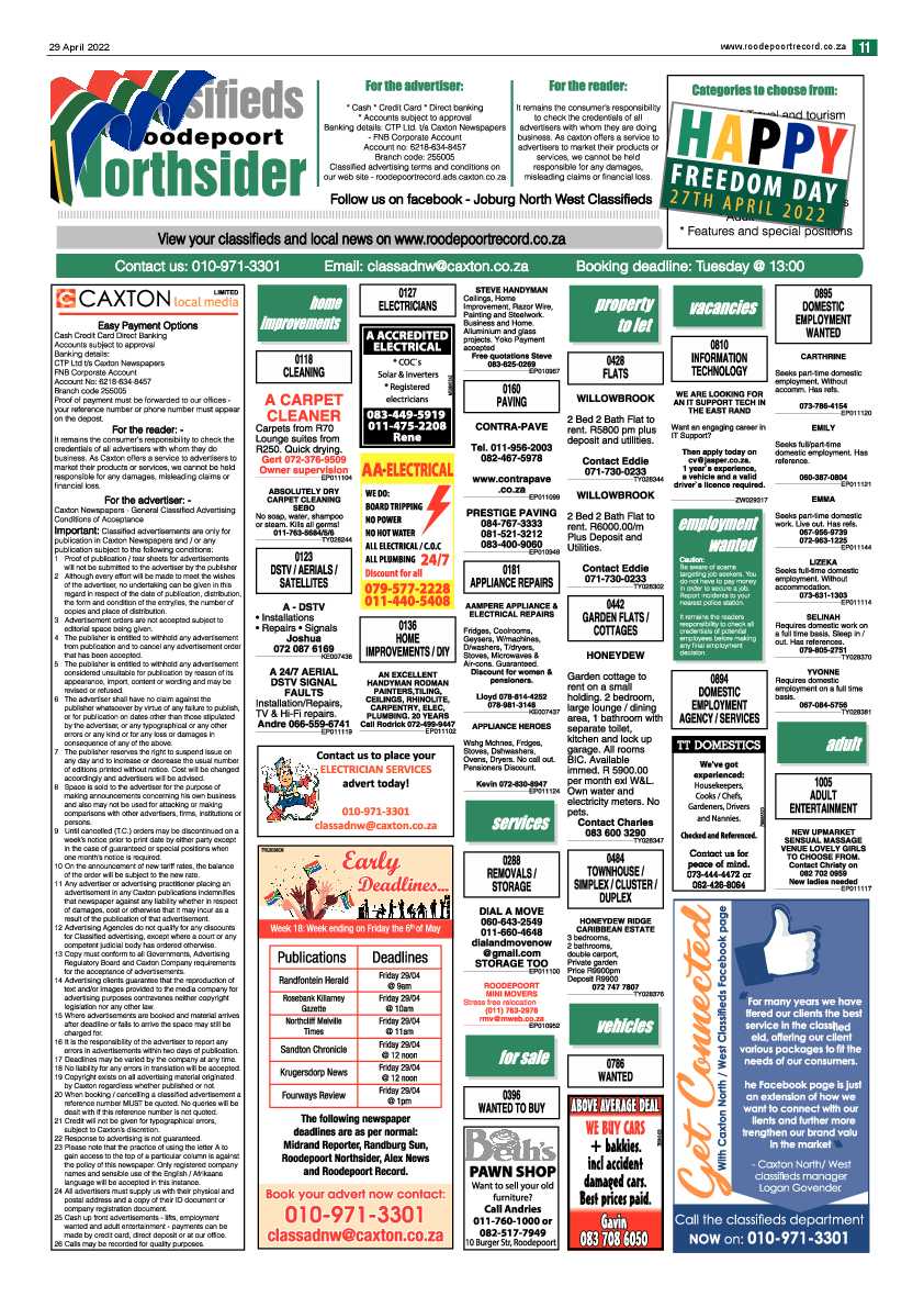 Roodepoort Northsider 29 April 2022 page 11