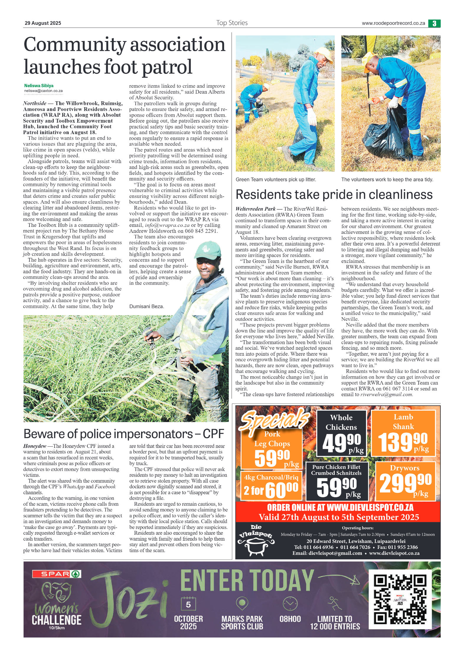 Roodepoort Northsider 29 August 2025 page 3