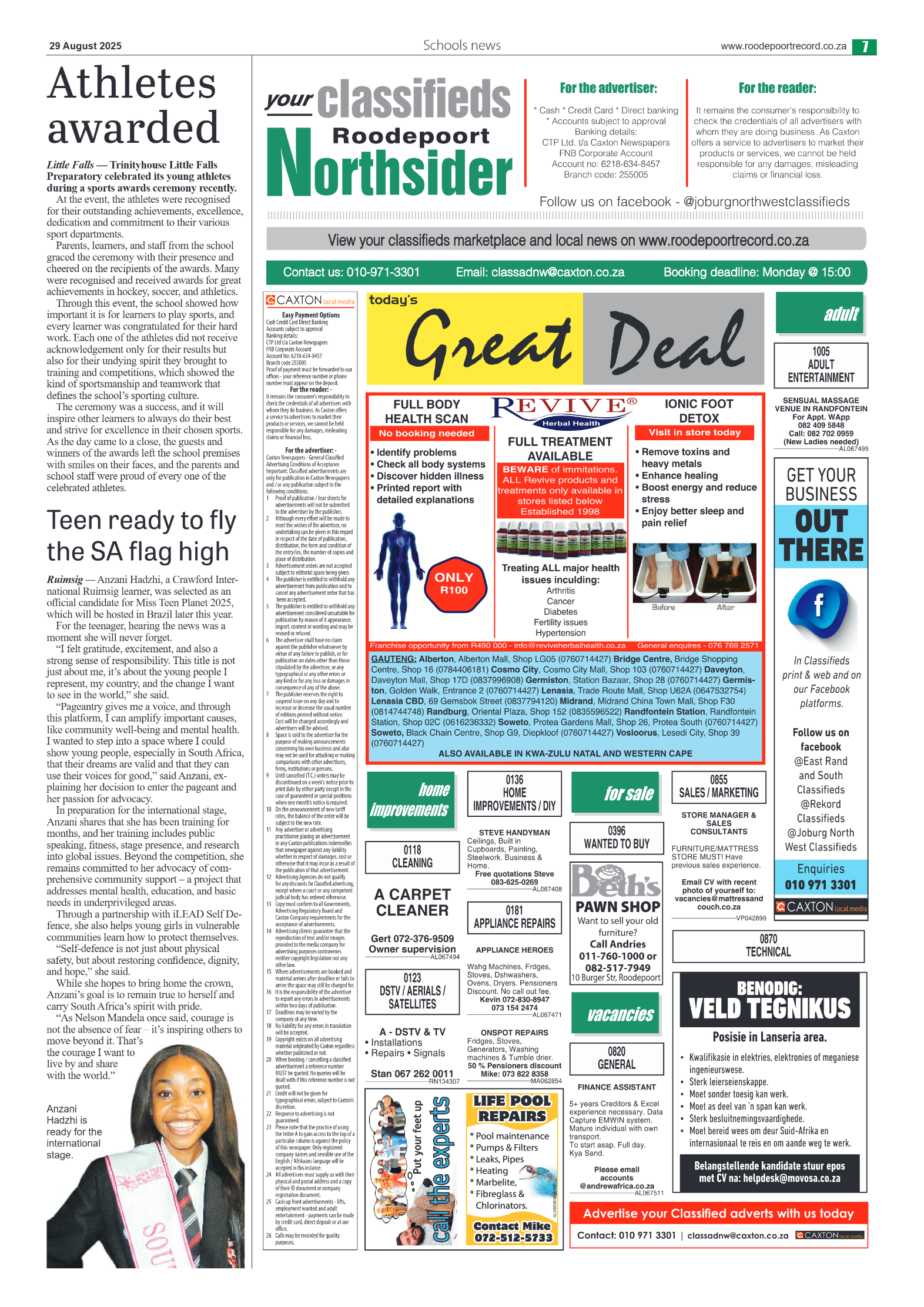 Roodepoort Northsider 29 August 2025 page 7