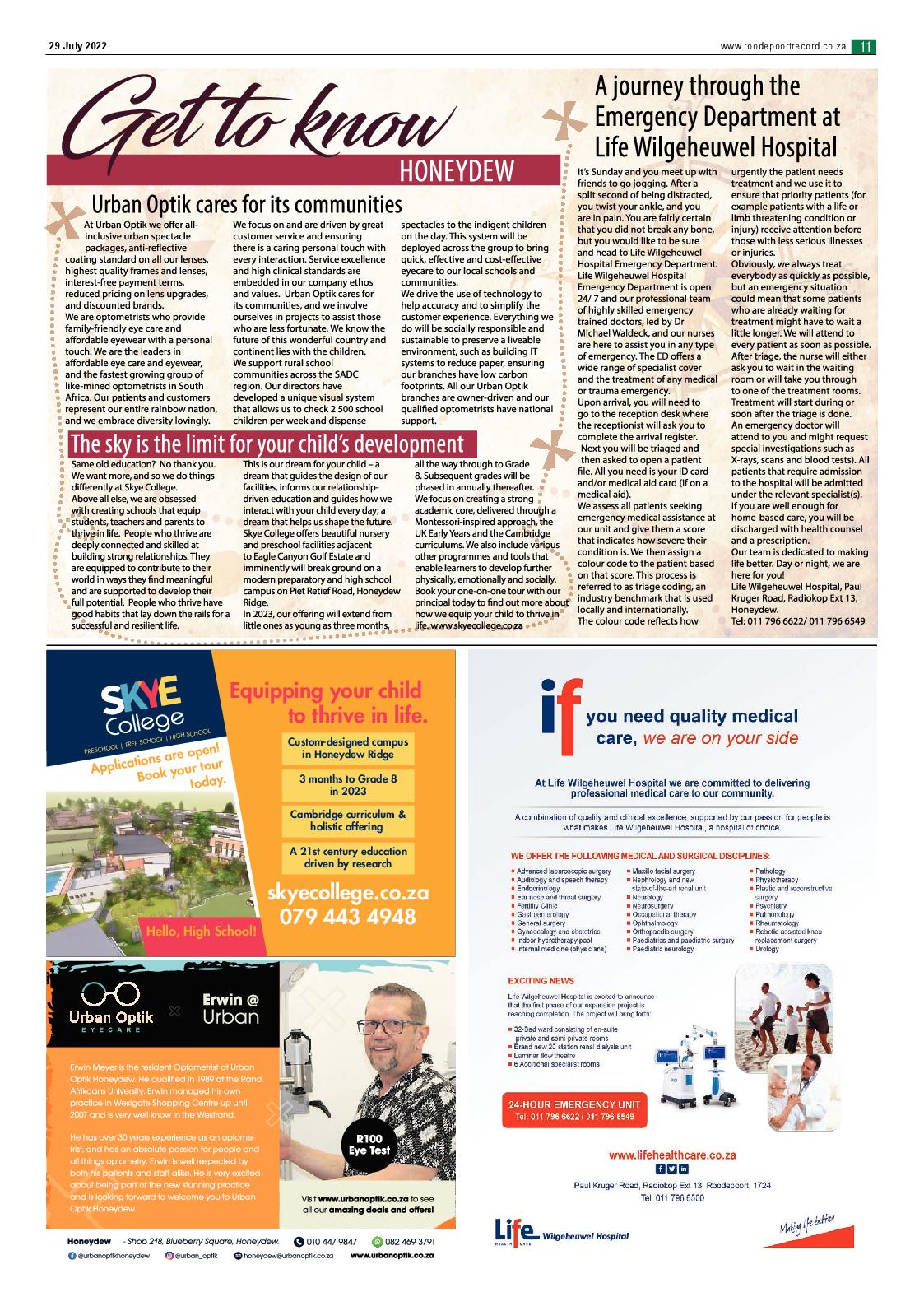 Roodepoort Northsider 29 July 2022 page 11