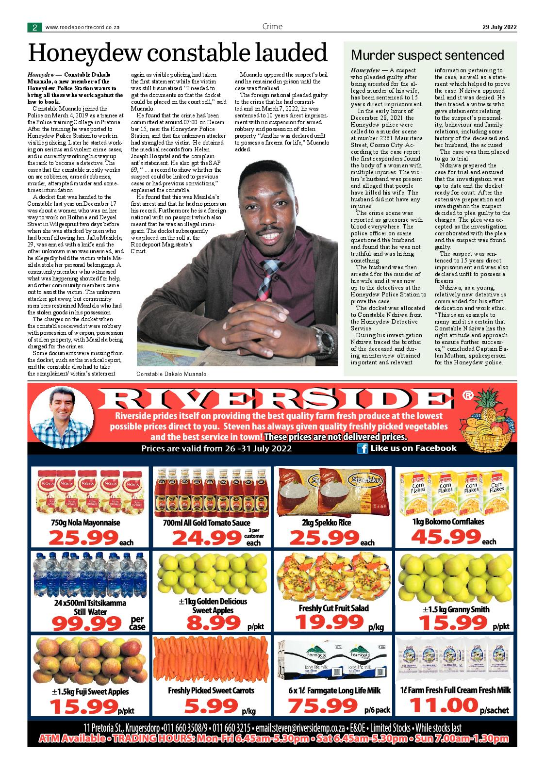 Roodepoort Northsider 29 July 2022 page 2
