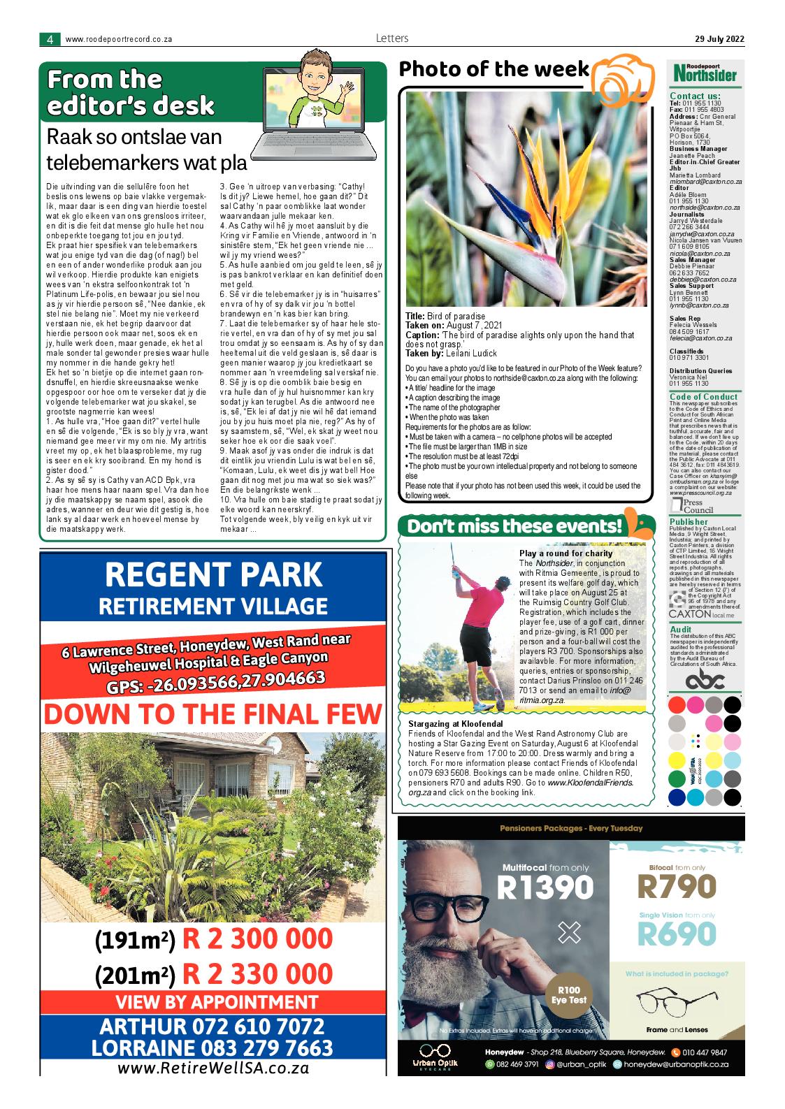 Roodepoort Northsider 29 July 2022 page 4