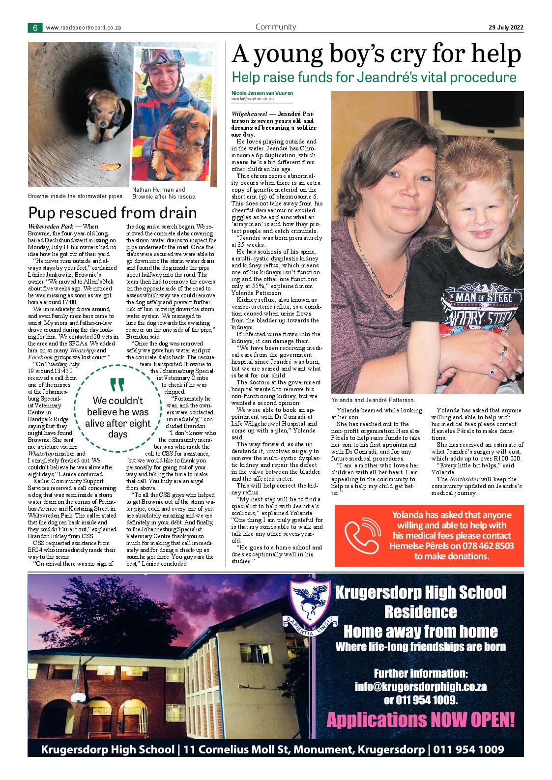 Roodepoort Northsider 29 July 2022 page 6