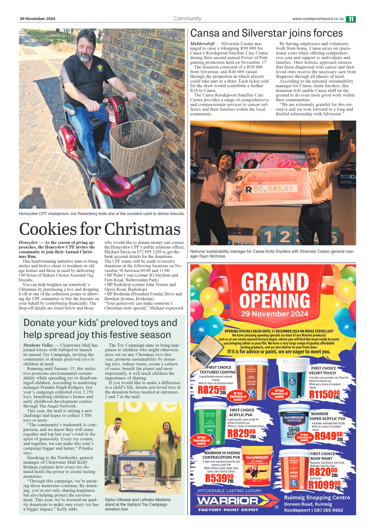 Roodepoort Northsider 29 November 2024 page 11