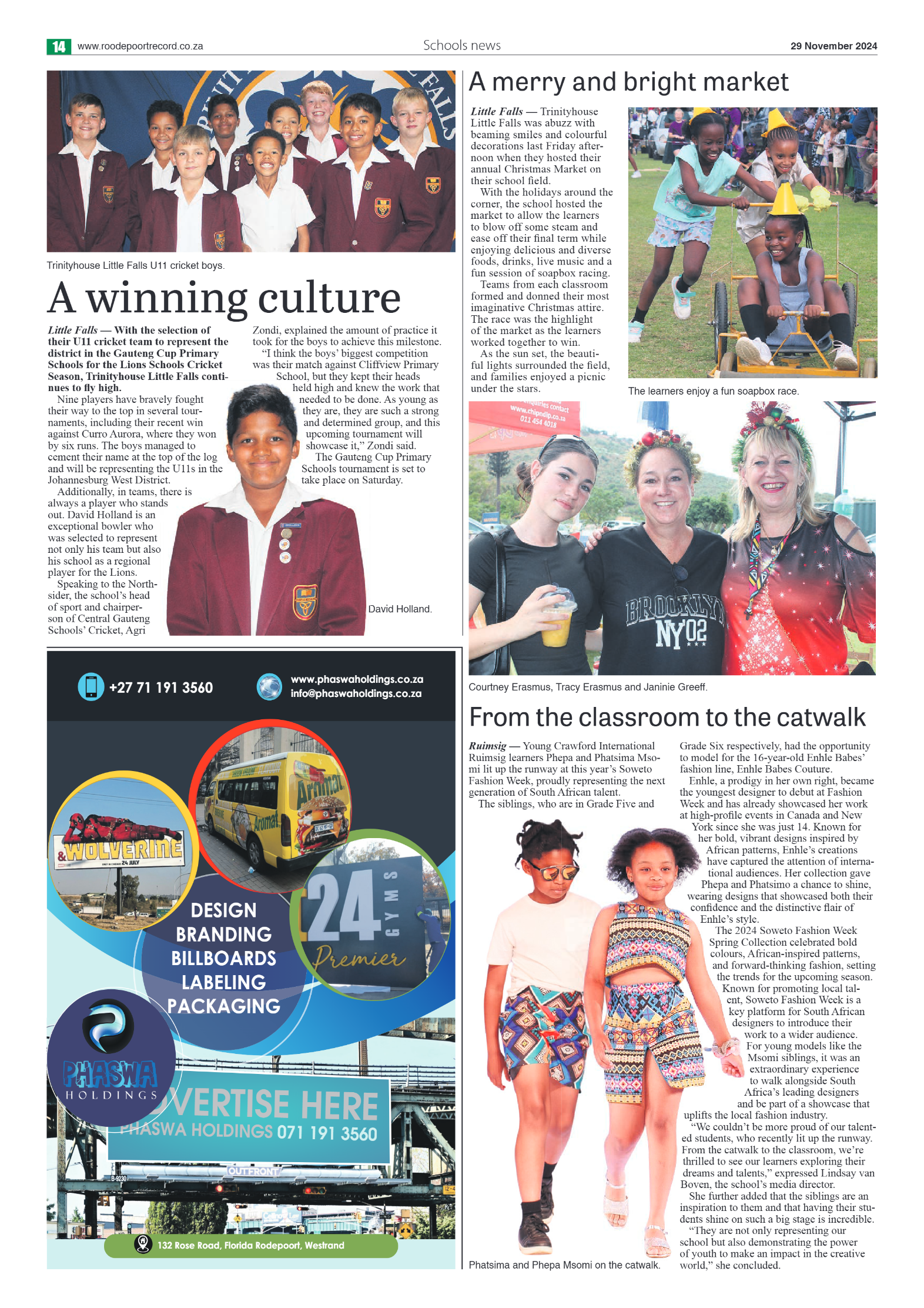 Roodepoort Northsider 29 November 2024 page 14