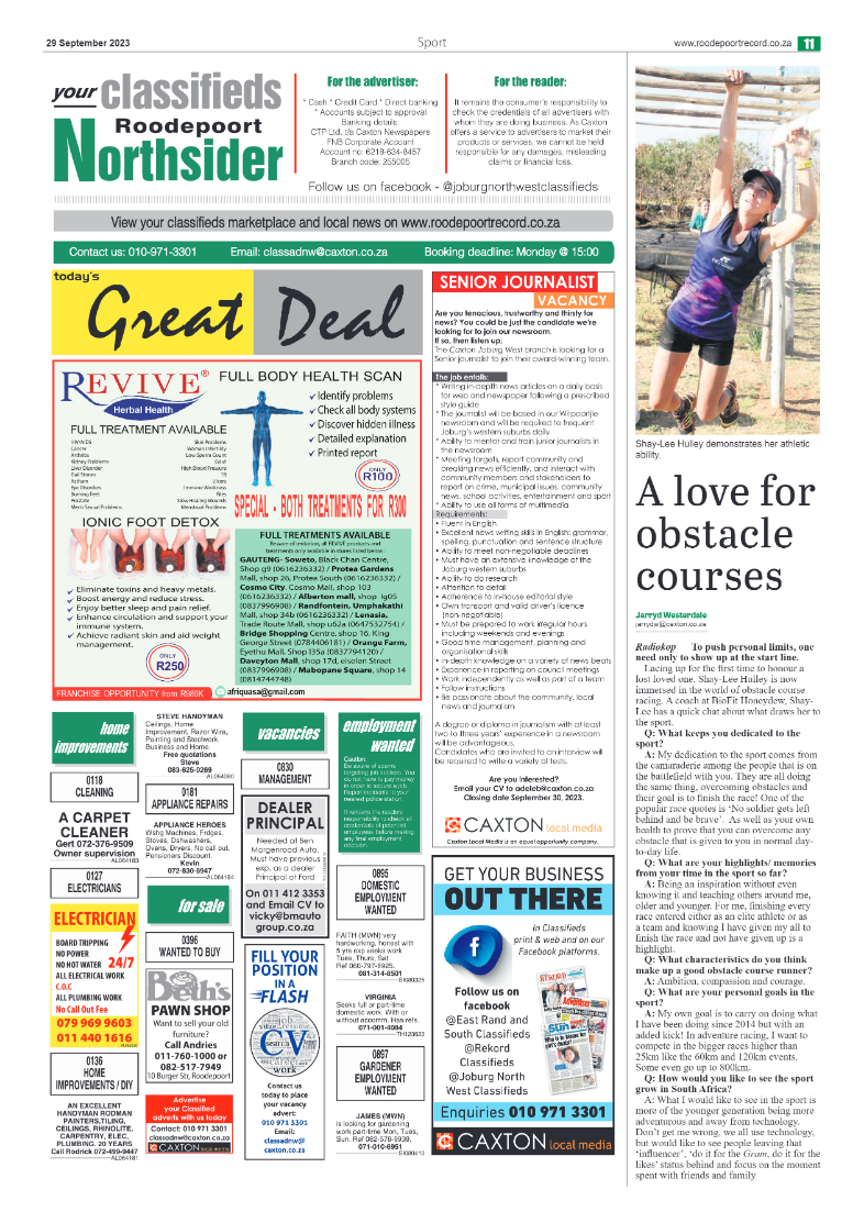 Roodepoort Northsider 29 September 2023 page 11