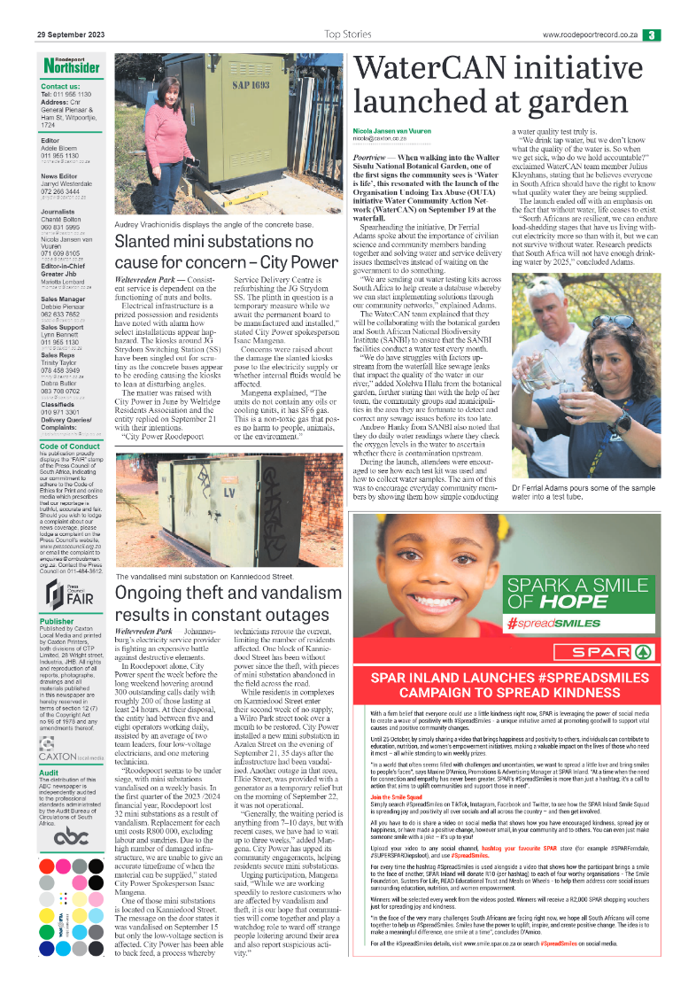 Roodepoort Northsider 29 September 2023 page 3