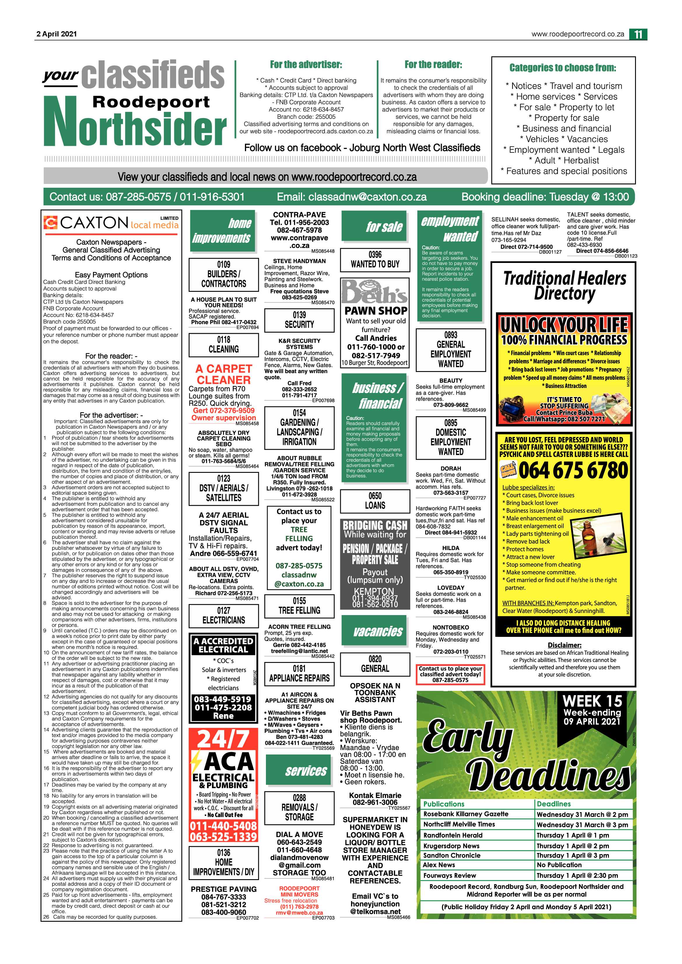 Roodepoort Northsider 2 April 2021 page 11