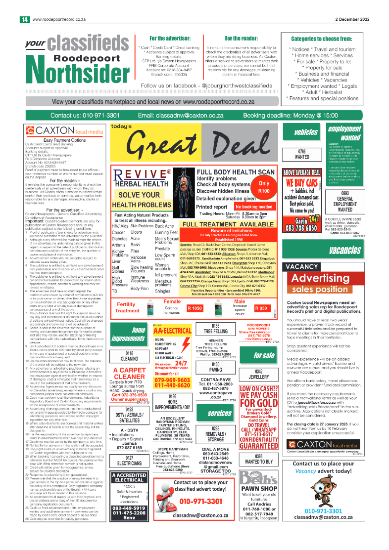 Roodepoort Northsider 2 December 2022 page 14