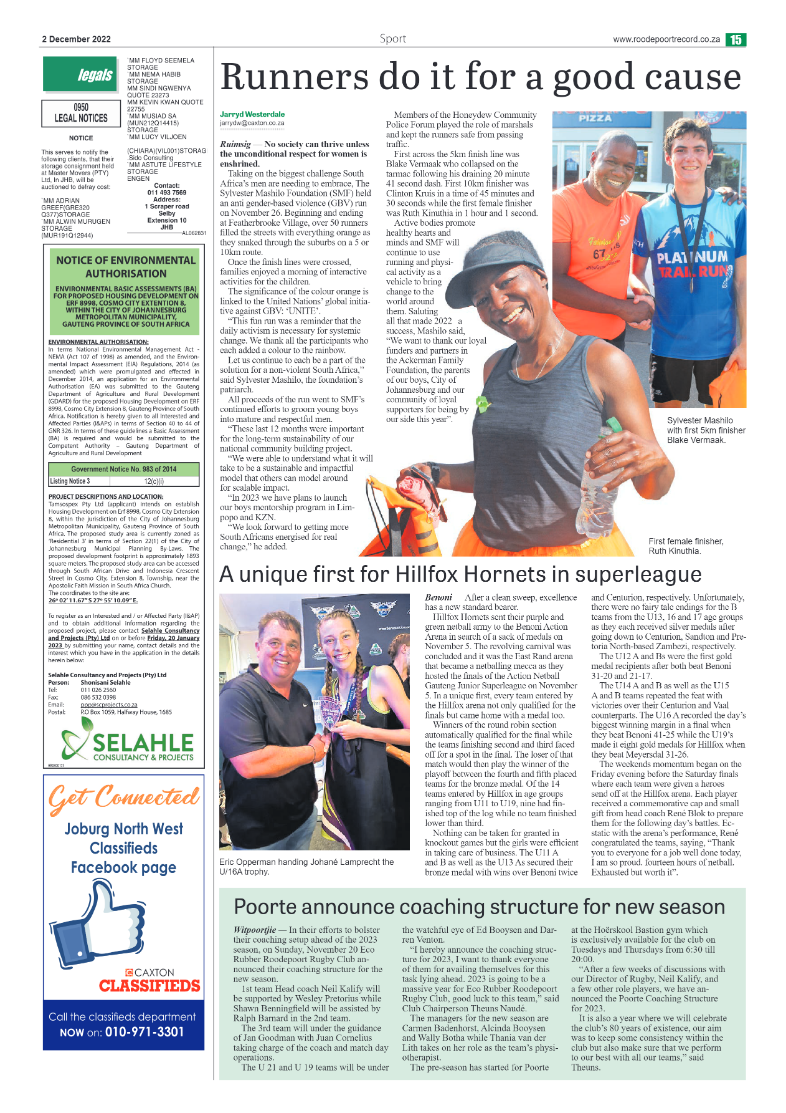 Roodepoort Northsider 2 December 2022 page 15