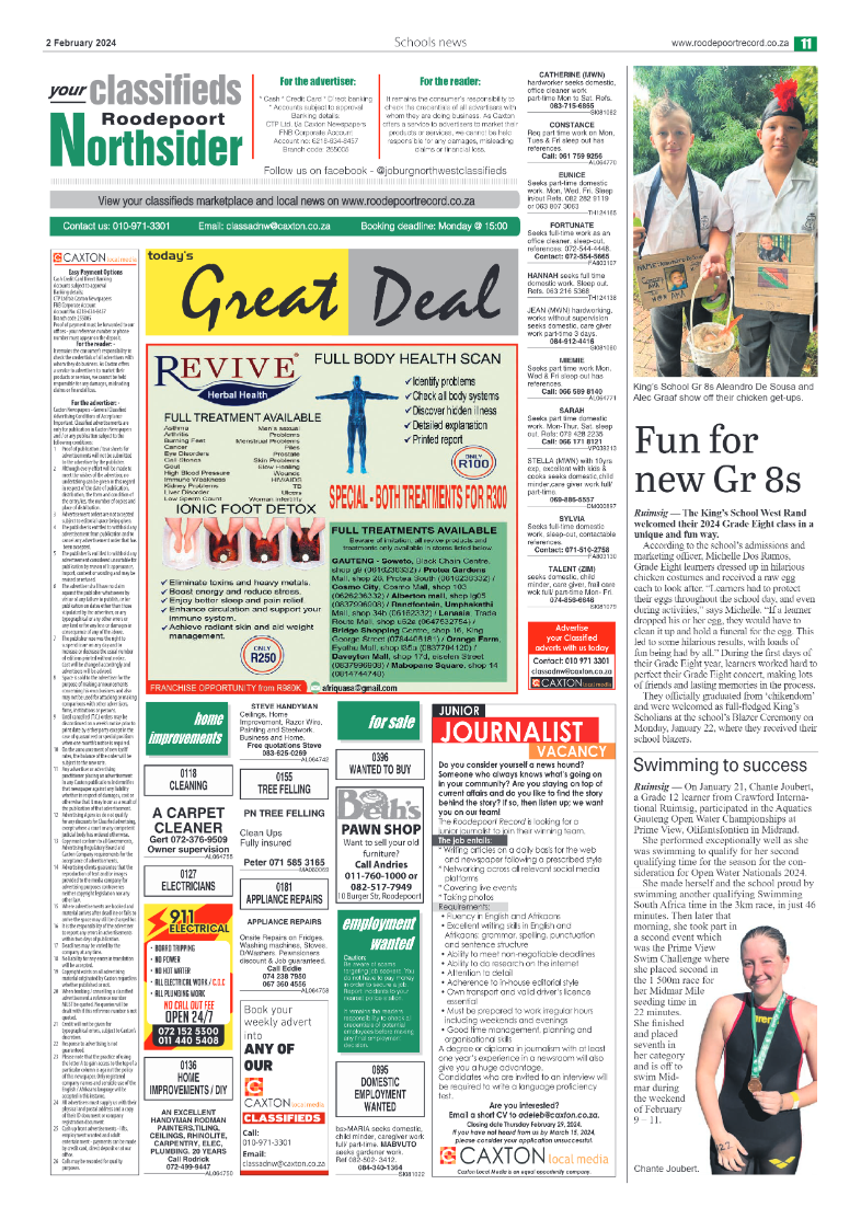 Roodepoort Northsider 2 February 2024 page 11
