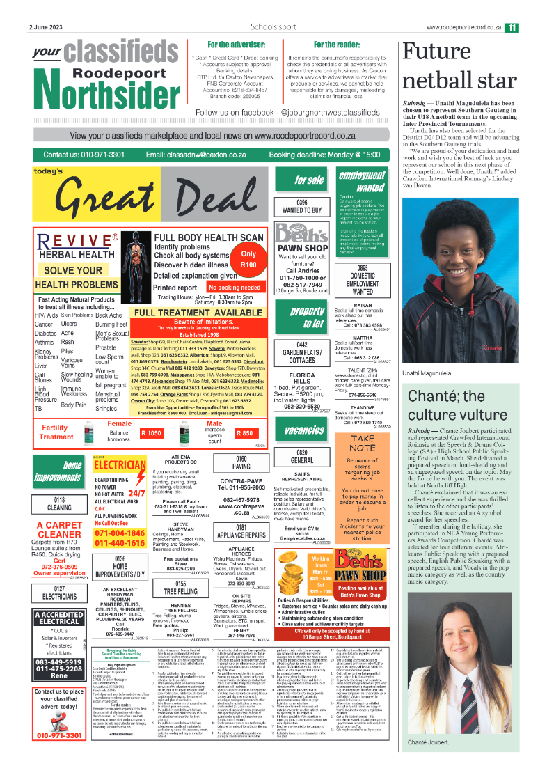 Roodepoort Northsider 2 June 2023 page 11