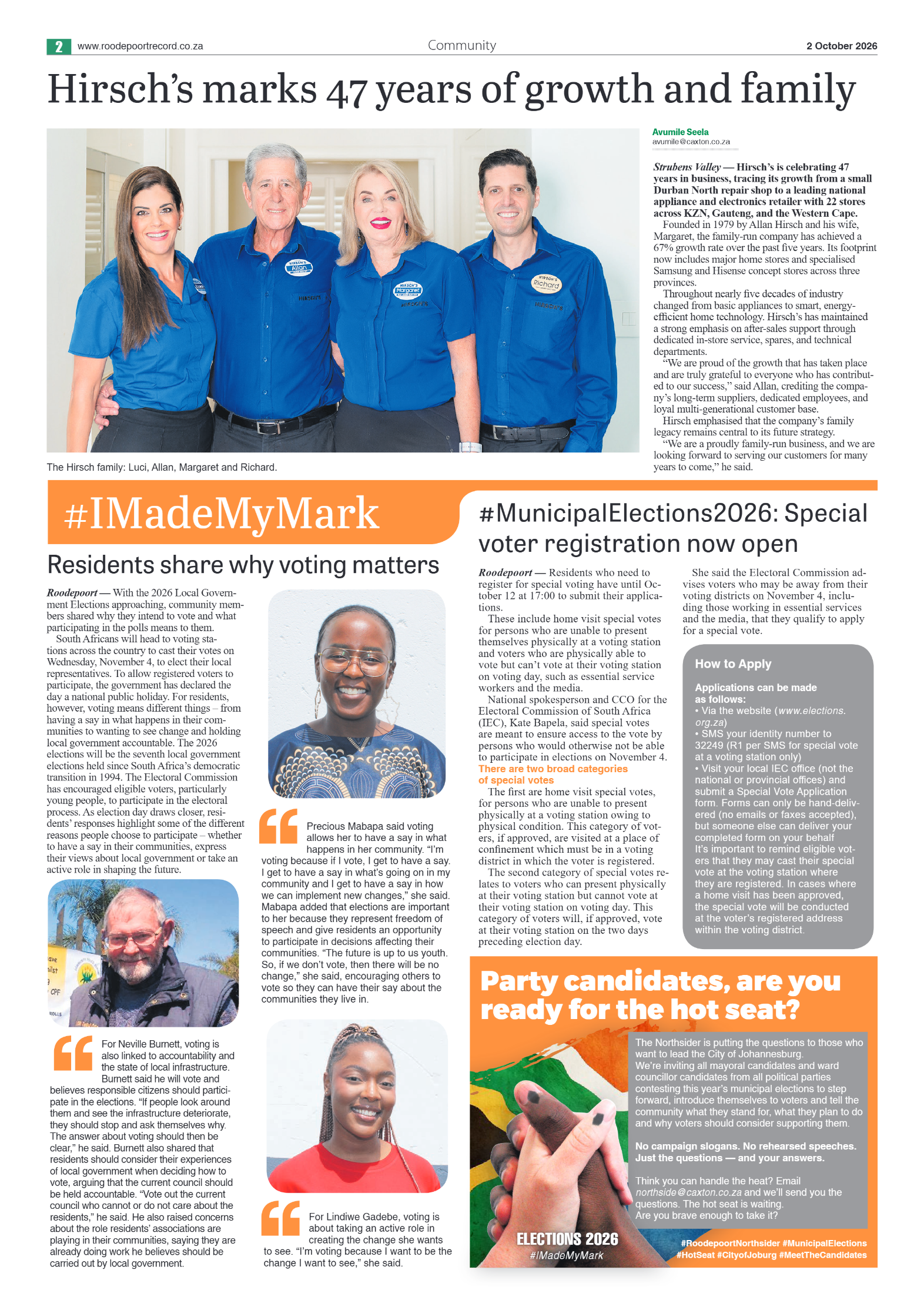 Roodepoort Northsider 2 October 2026 page 2