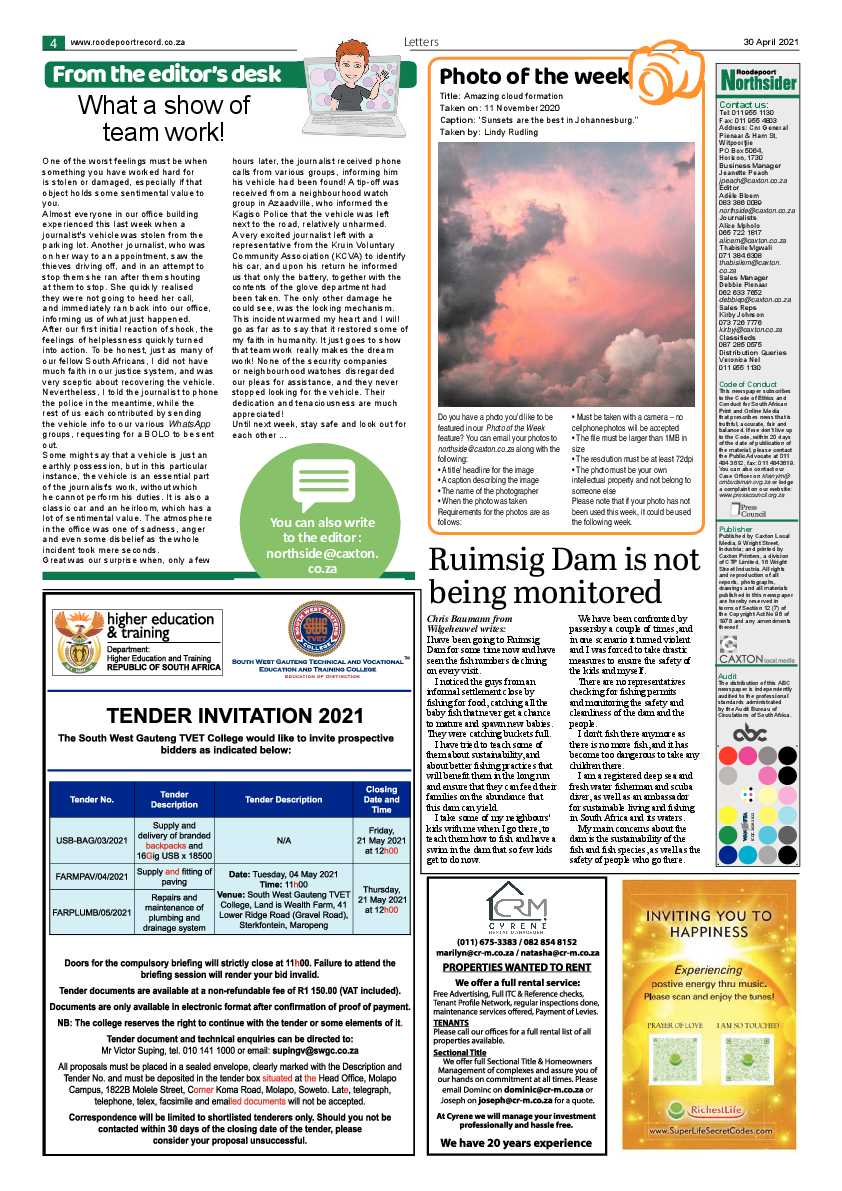 Roodepoort Northsider 30 April 2021 page 4