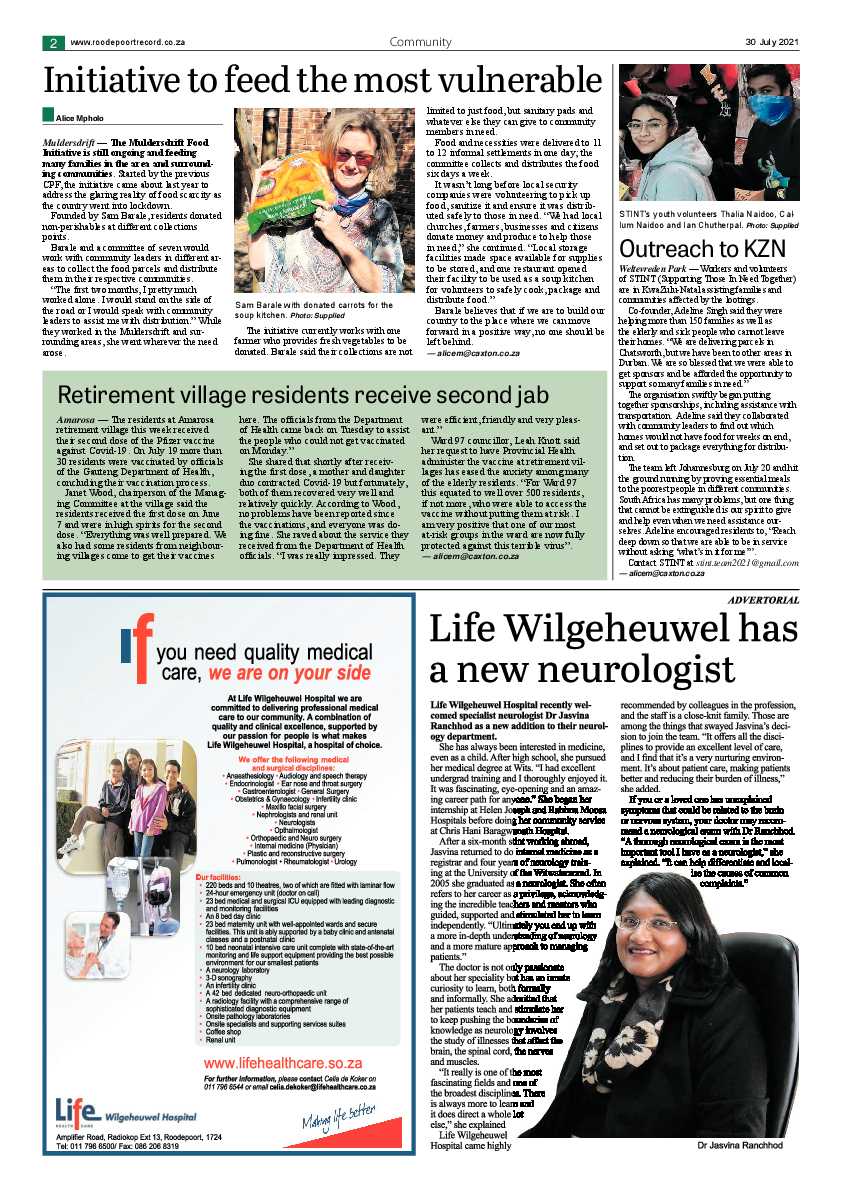 Roodepoort Northsider 30 July 2021 page 2