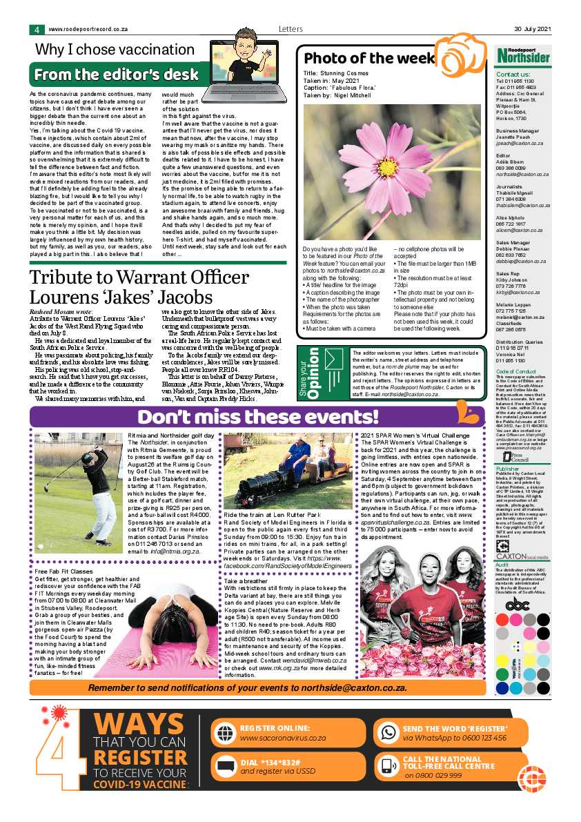Roodepoort Northsider 30 July 2021 page 4