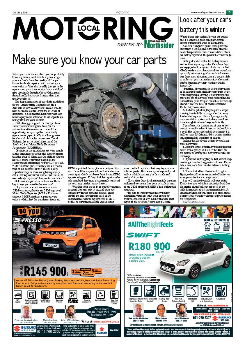 Roodepoort Northsider 30 July 2021 page 9