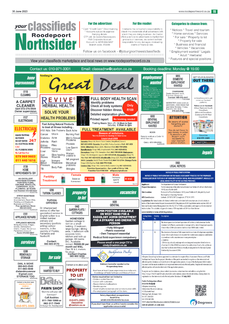 Roodepoort Northsider 30 June 2023 page 11