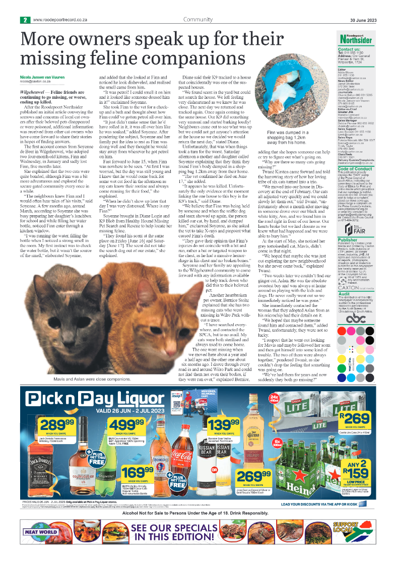 Roodepoort Northsider 30 June 2023 page 2
