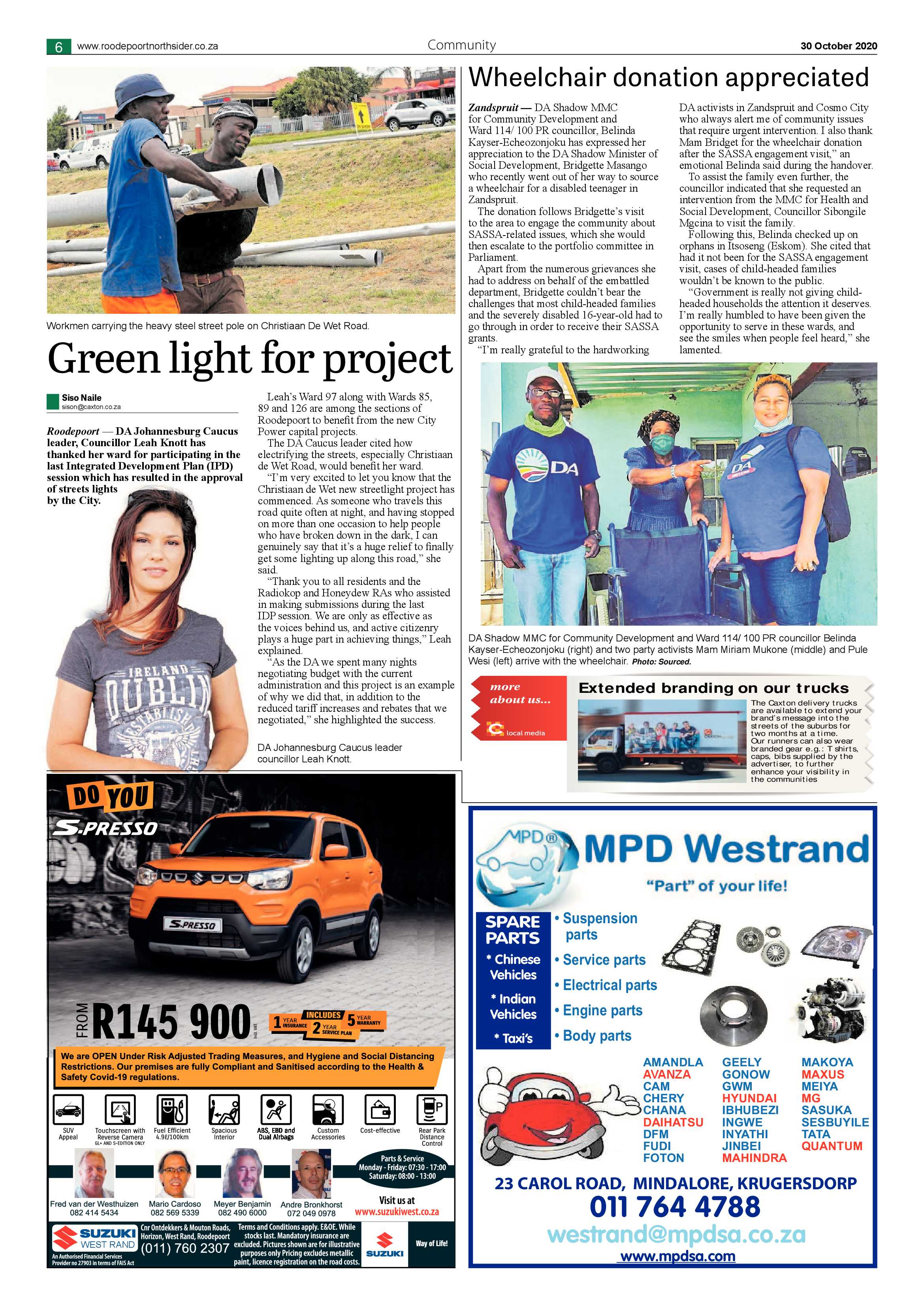 Roodepoort Northsider 30 October 2020 page 6