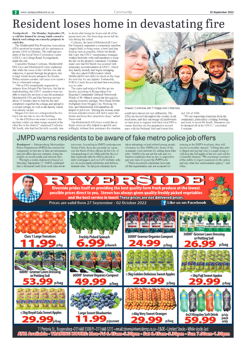Roodepoort Northsider 30 September 2022 page 2