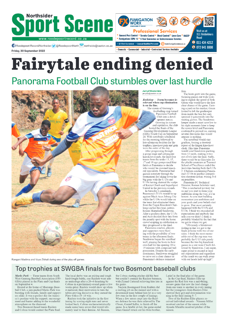 Roodepoort Northsider 30 September 2022 page 20