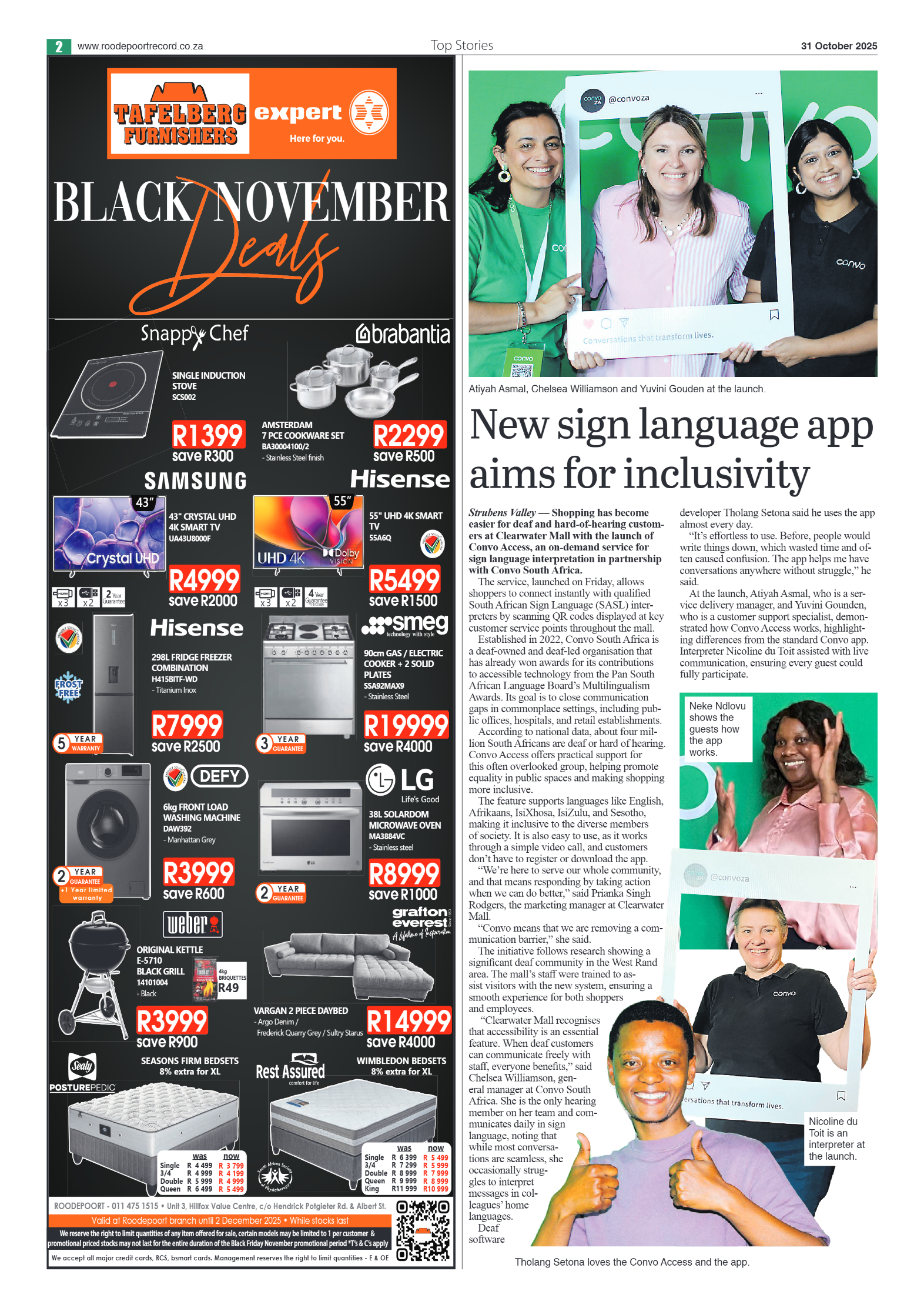 Roodepoort Northsider 31 October 2025 page 2