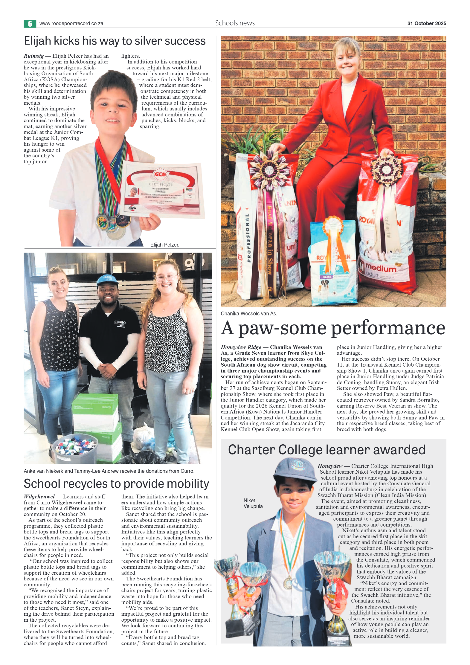 Roodepoort Northsider 31 October 2025 page 6