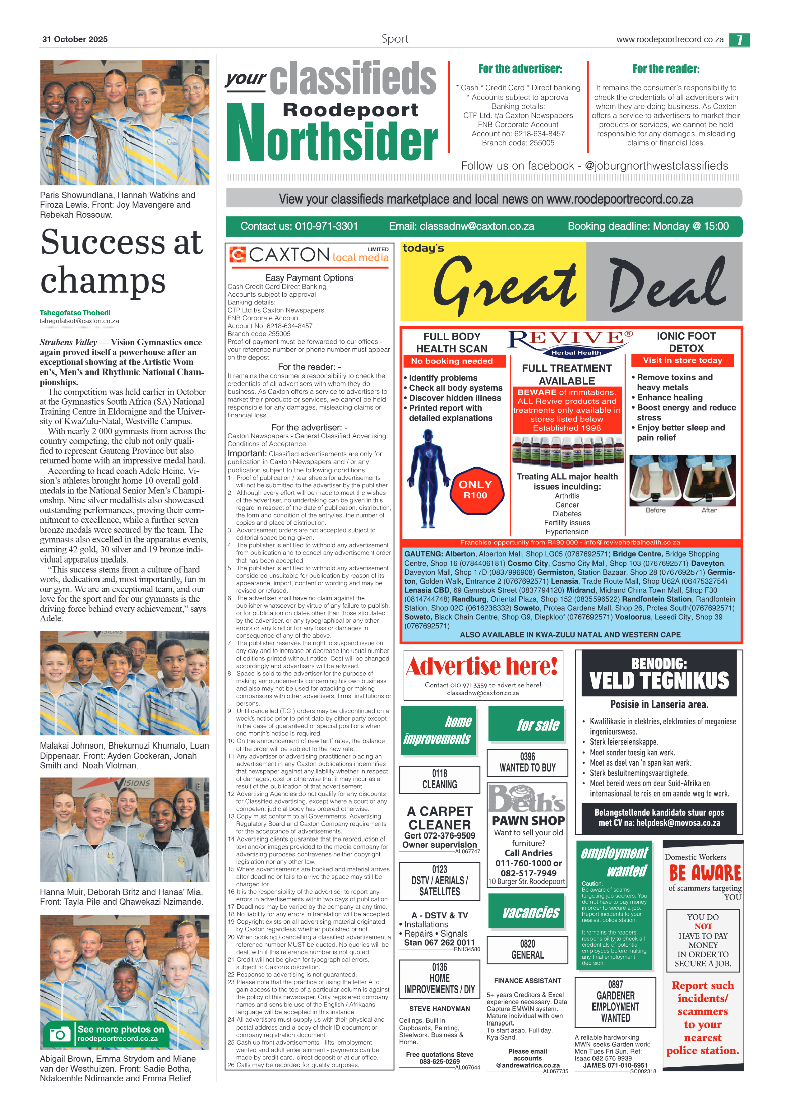 Roodepoort Northsider 31 October 2025 page 7