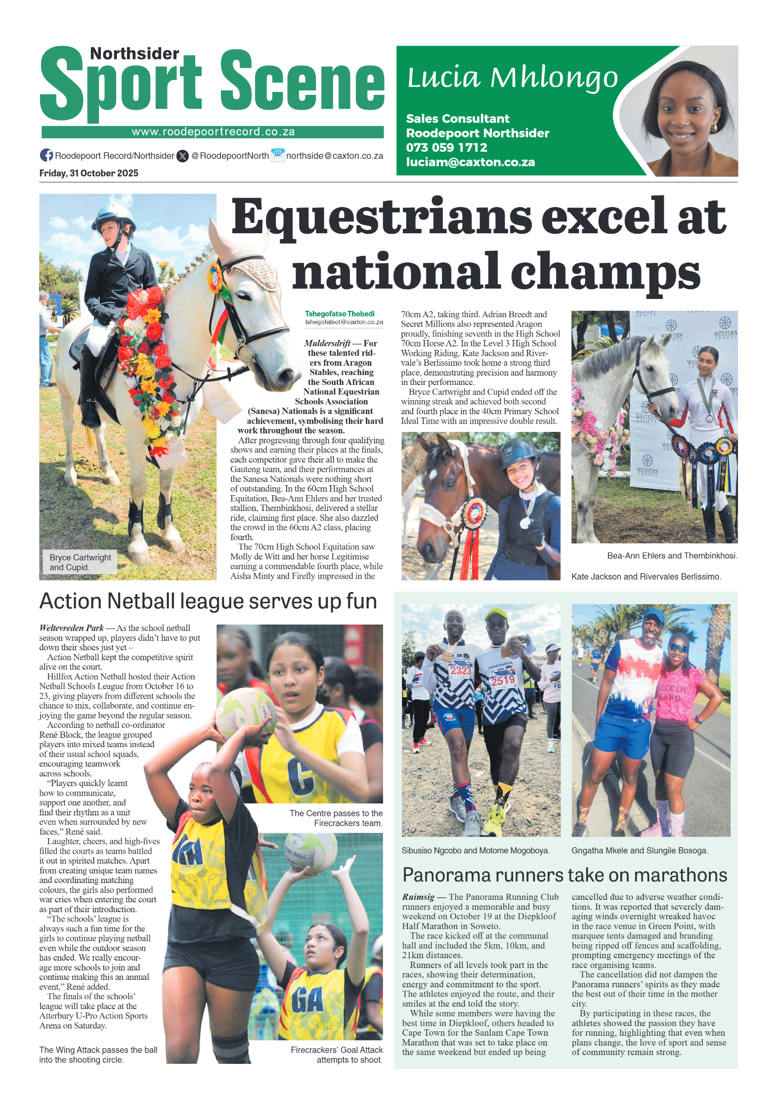 Roodepoort Northsider 31 October 2025 page 8