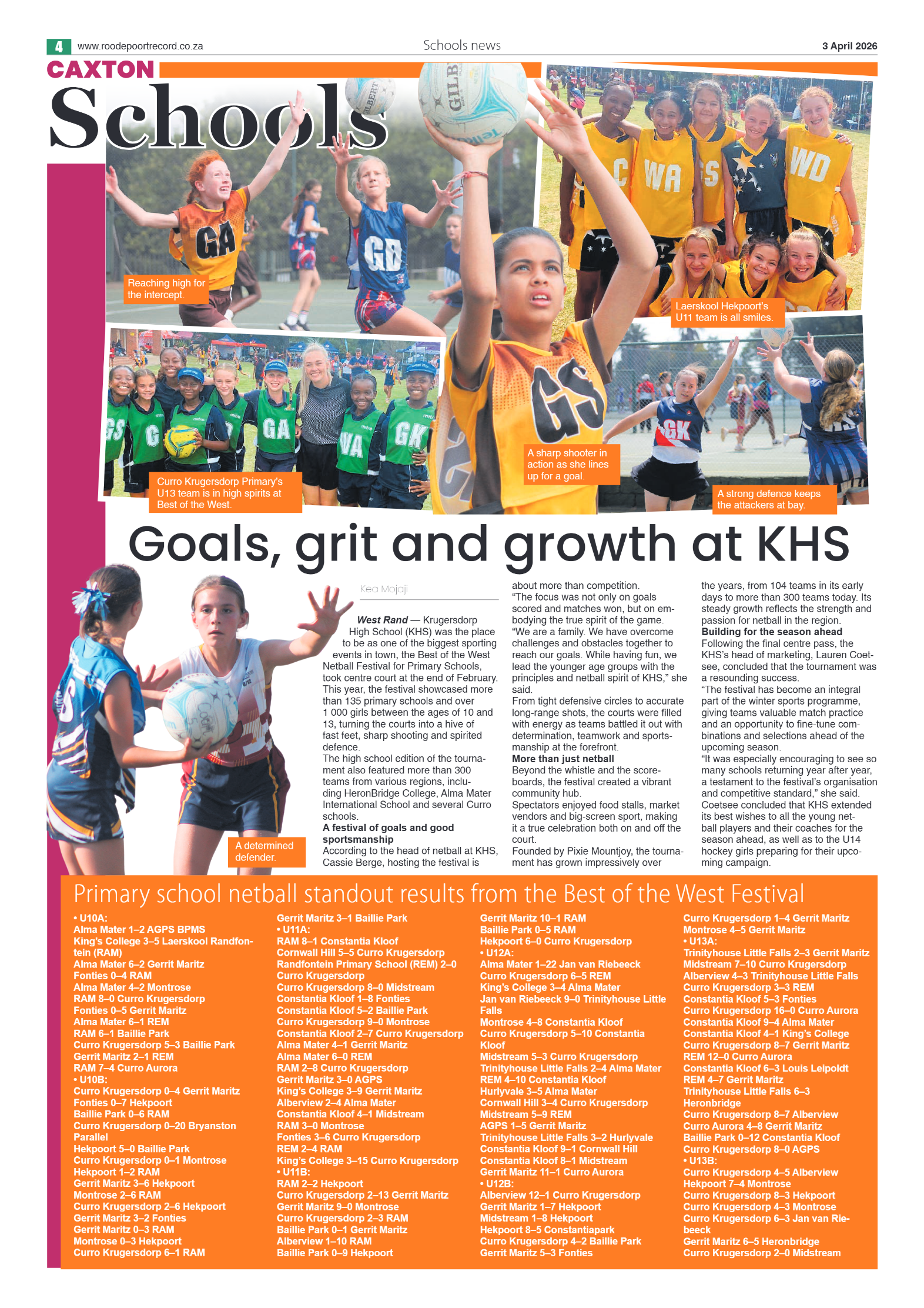 Roodepoort Northsider 3 April 2026 page 4