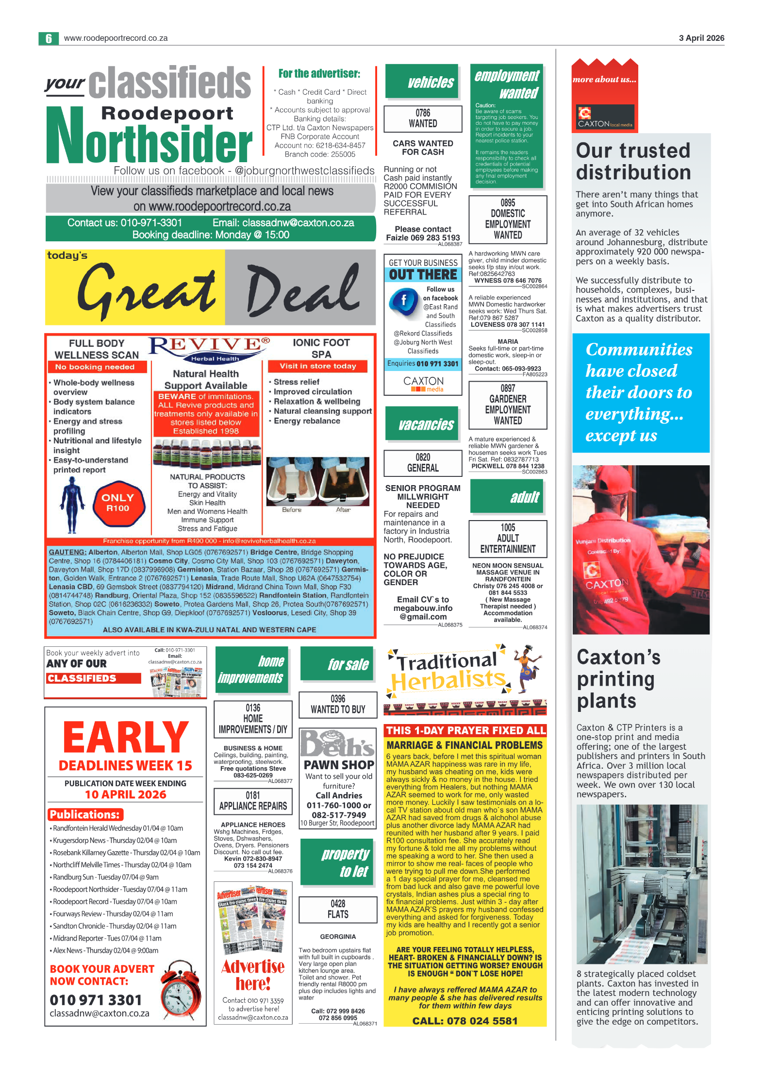 Roodepoort Northsider 3 April 2026 page 6
