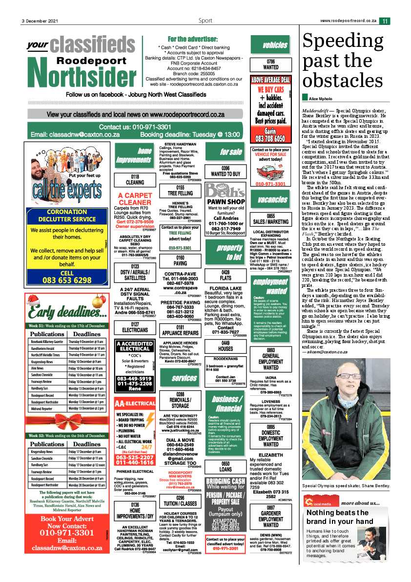 Roodepoort Northsider 3 December 2021 page 11