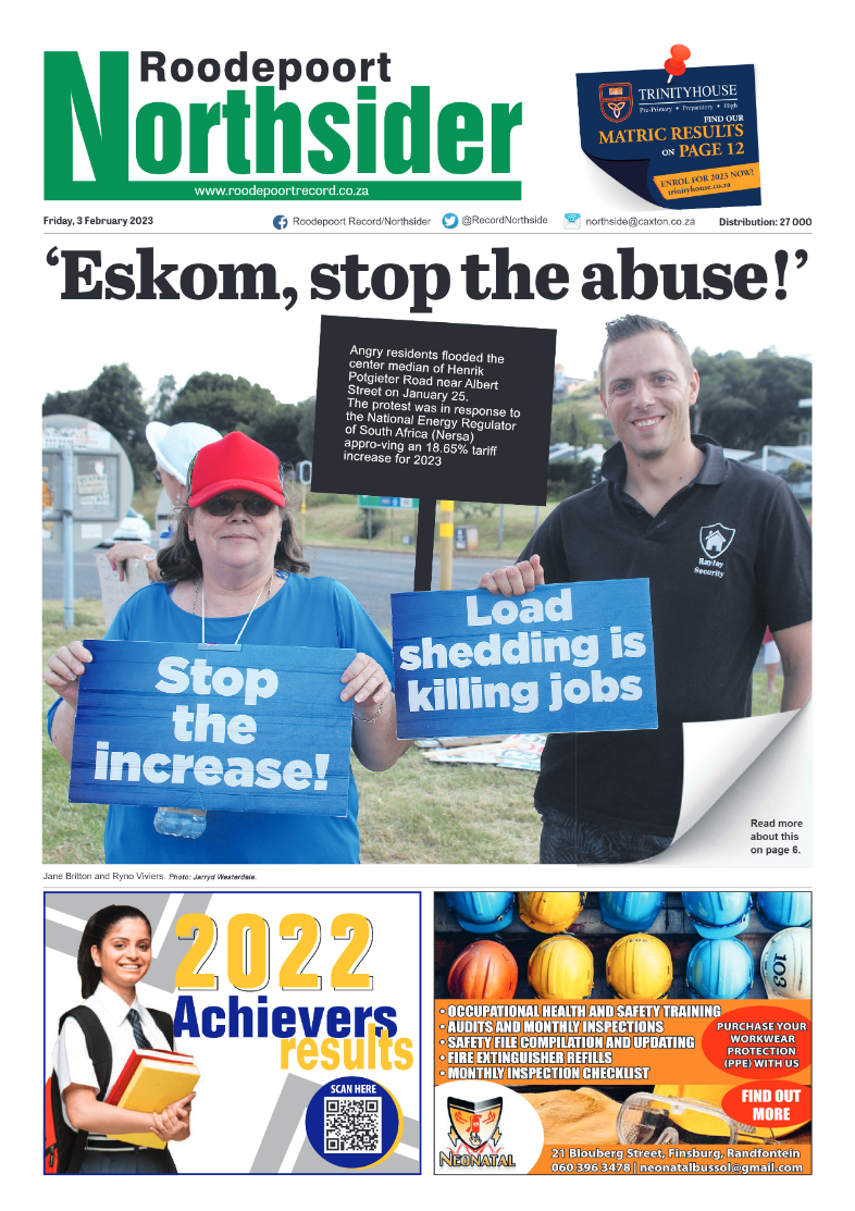 Roodepoort Northsider 3 February 2023 page 1