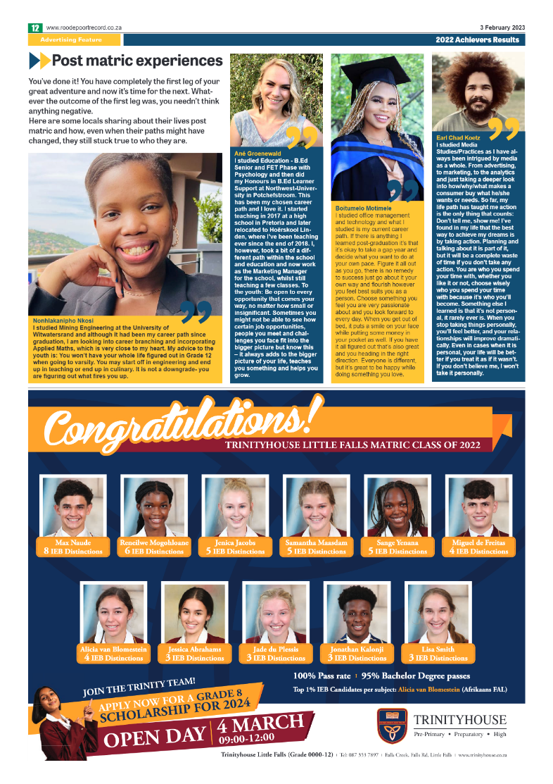 Roodepoort Northsider 3 February 2023 page 12