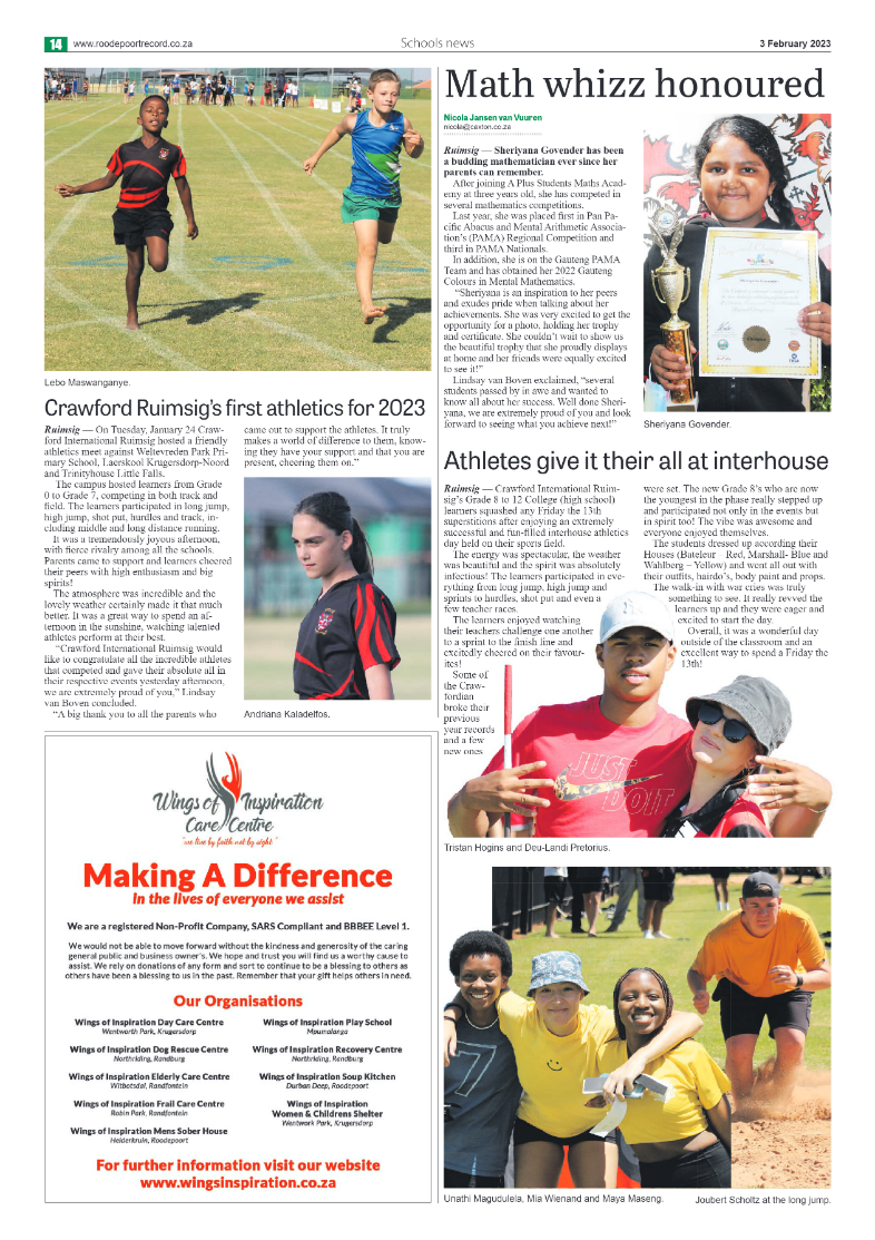 Roodepoort Northsider 3 February 2023 page 14