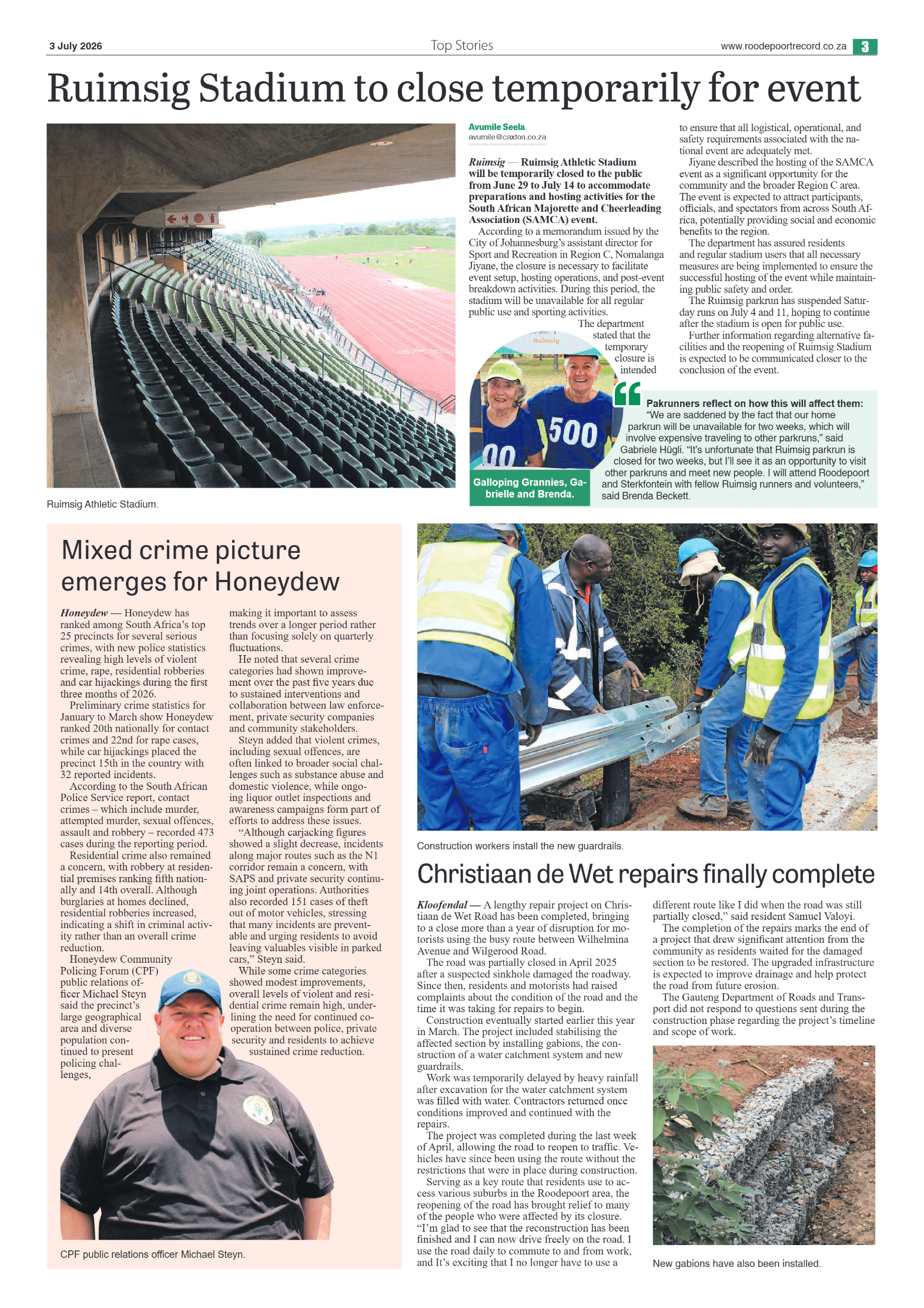 Roodepoort Northsider 3 July 2026 page 3
