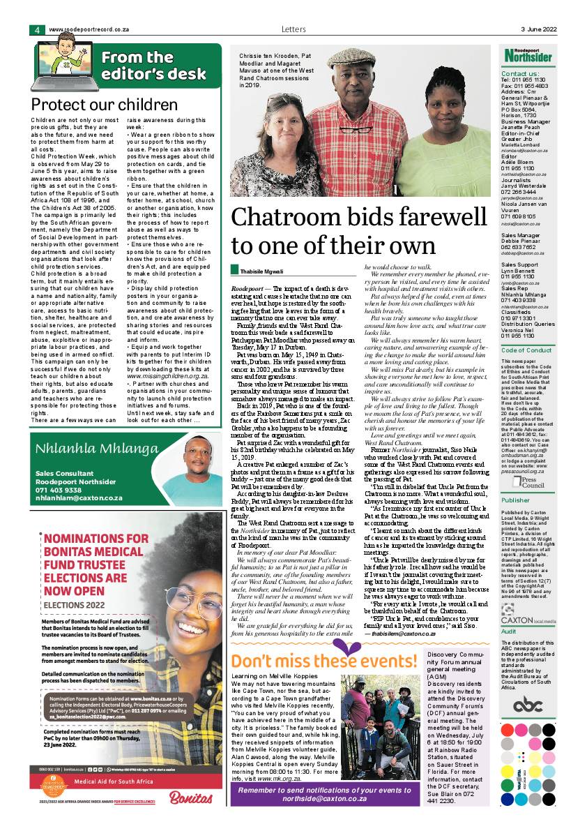 Roodepoort Northsider 3 June 2022 page 4