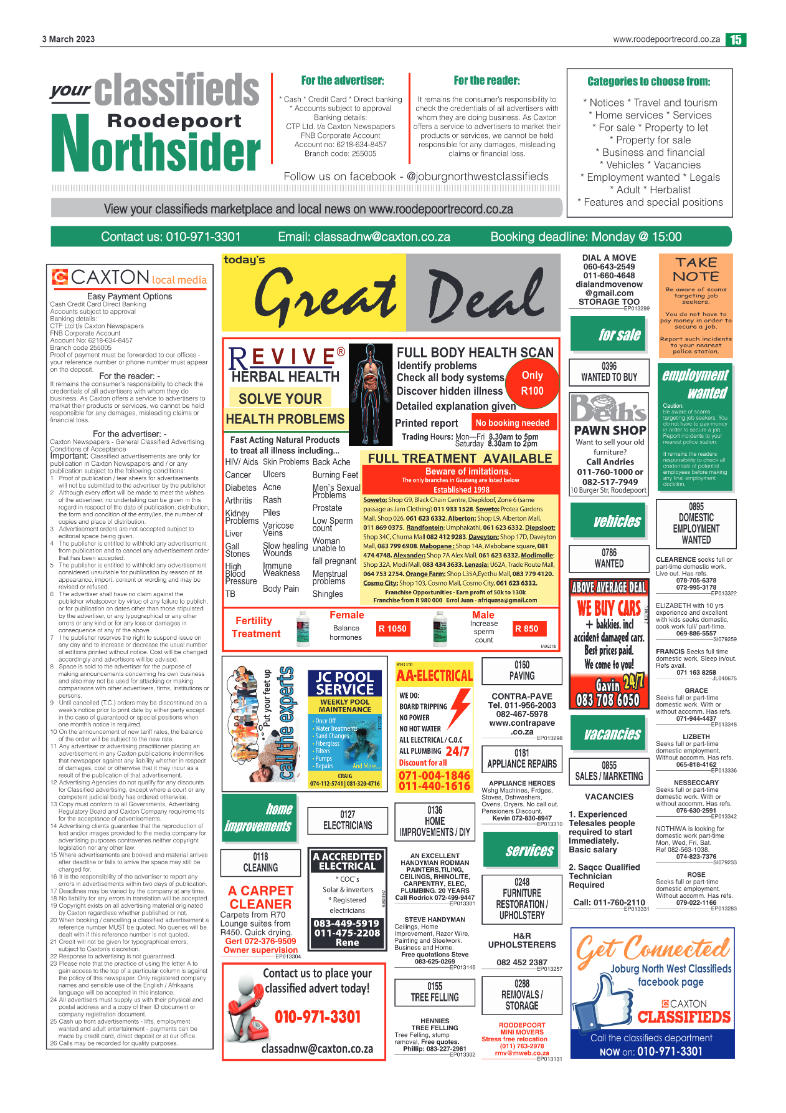 Roodepoort Northsider 3 March 2023 page 15