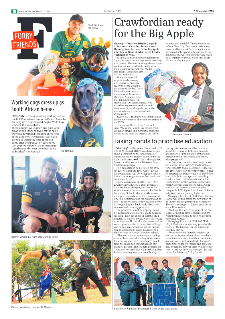 Roodepoort Northsider 3 November 2023 page 10
