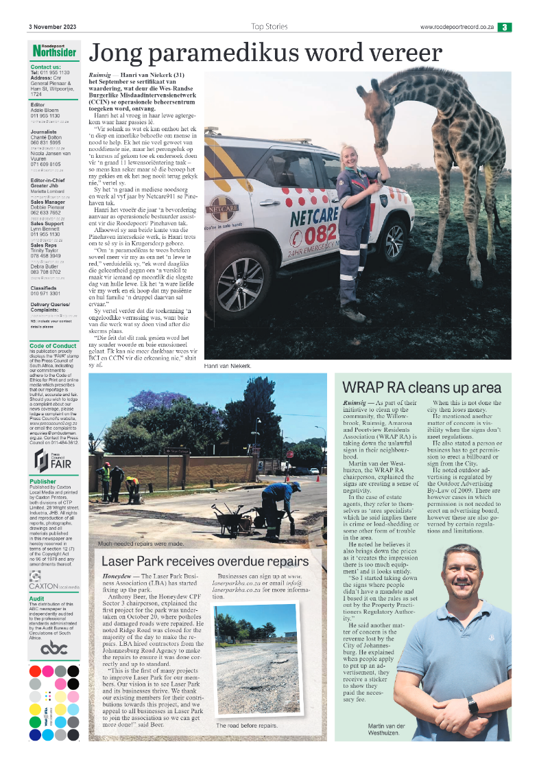 Roodepoort Northsider 3 November 2023 page 3