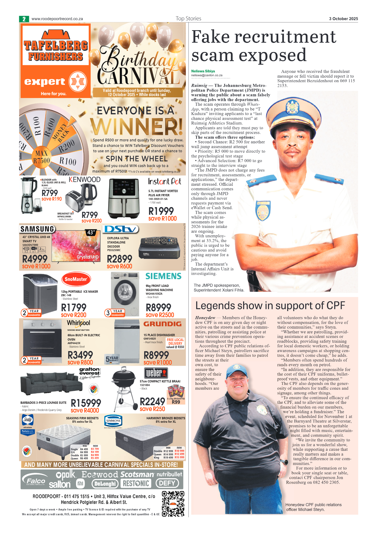 Roodepoort Northsider 3 October 2025 page 2