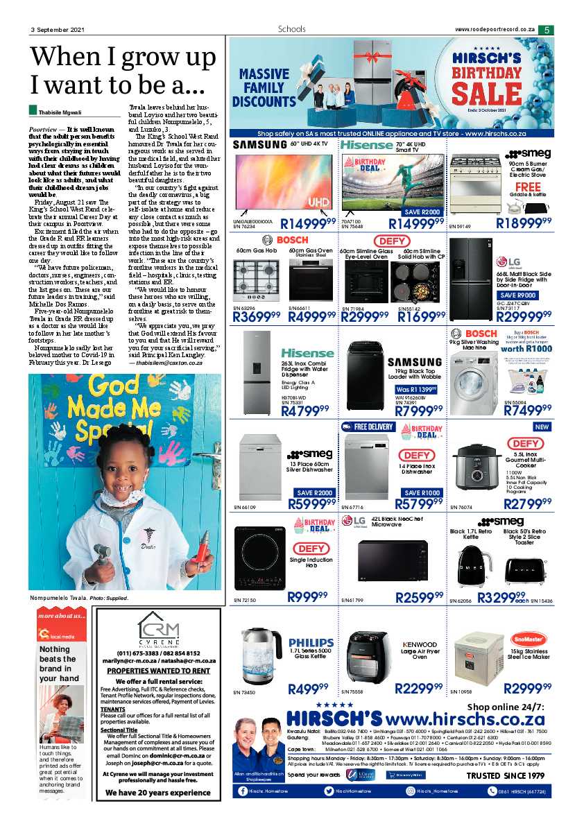 Roodepoort Northsider 3 September 2021 page 5