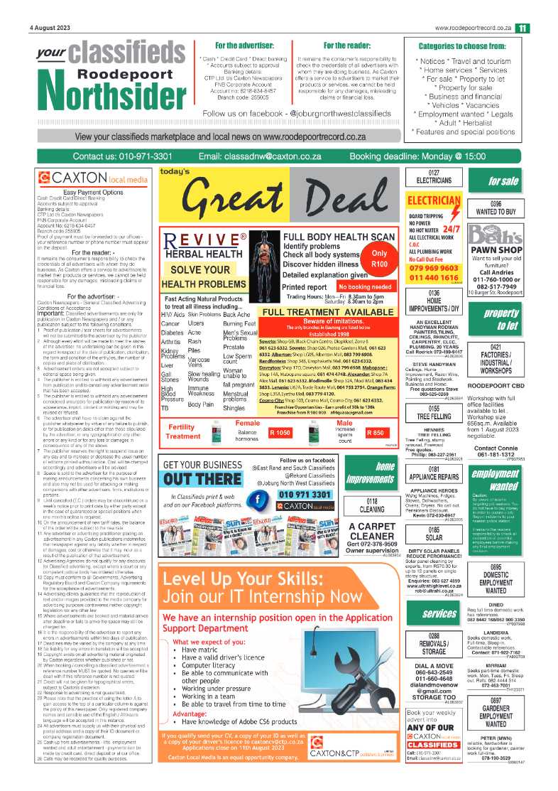 Roodepoort Northsider 4 August 2023 page 11