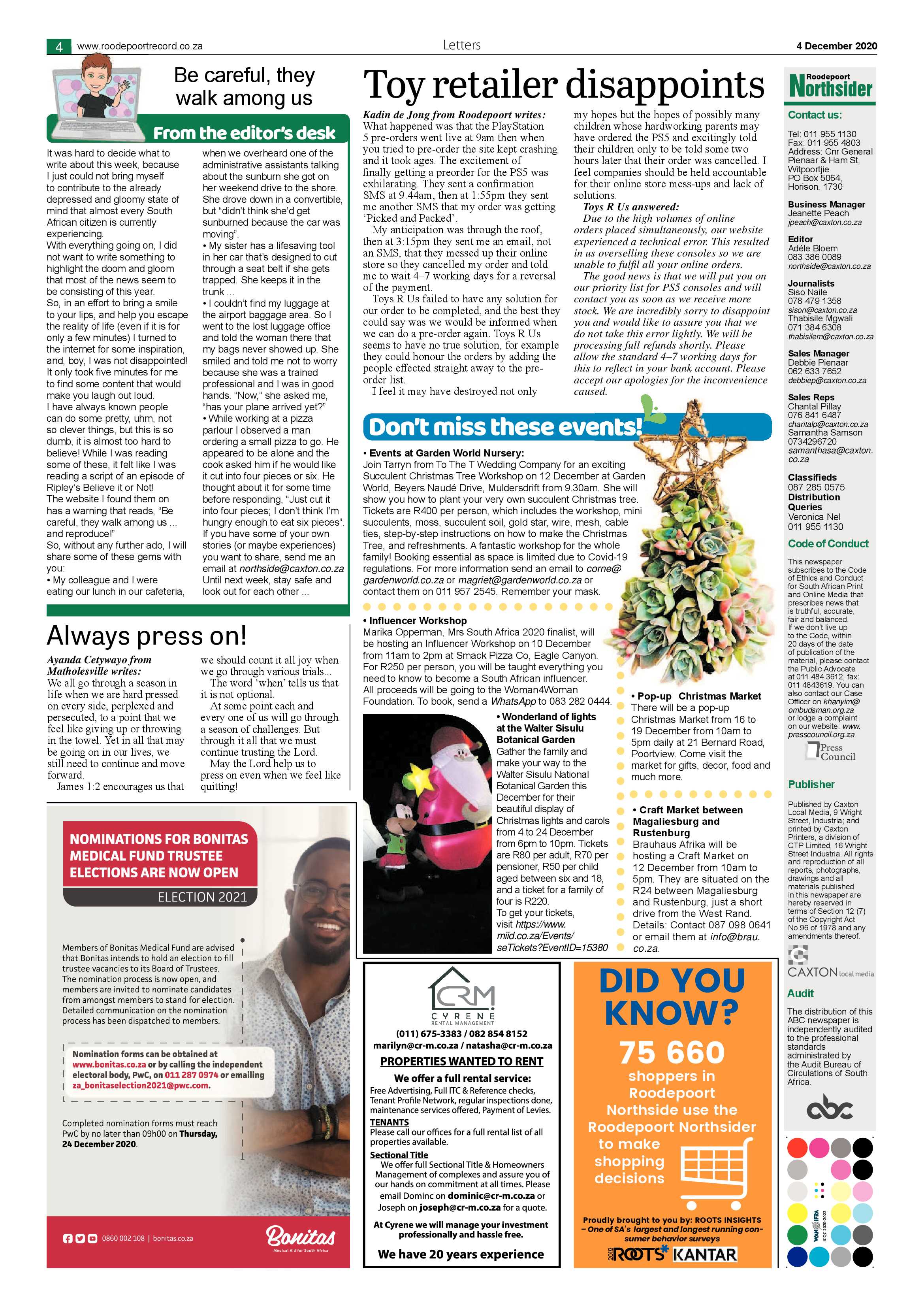 Roodepoort Northsider 4 December 2020 page 4
